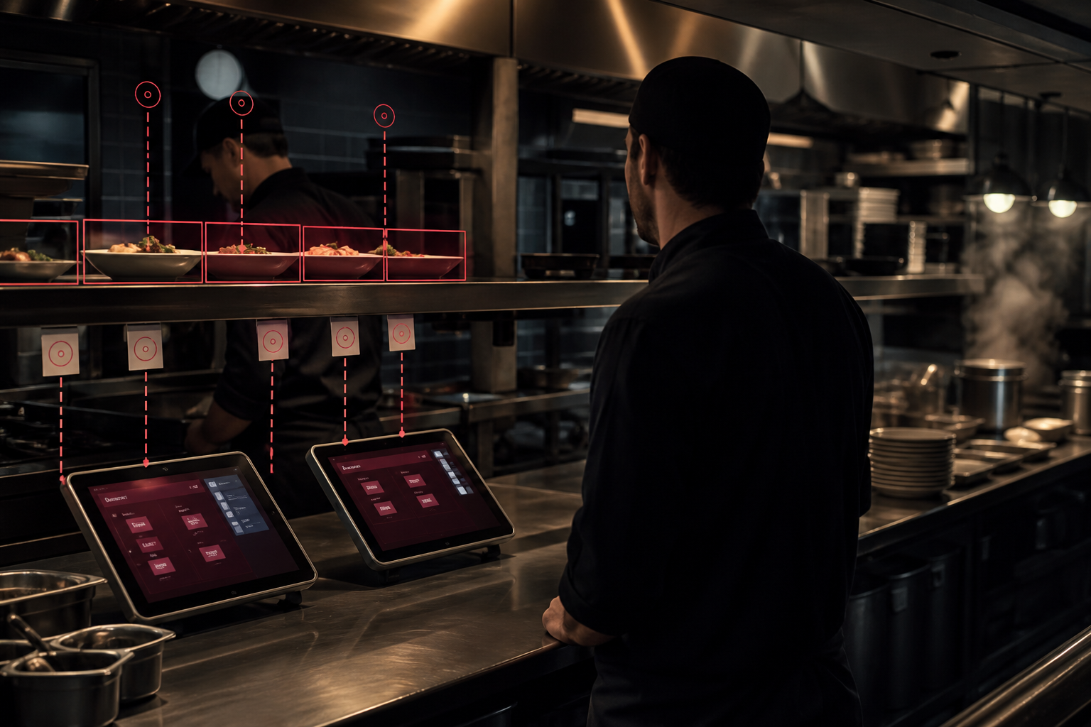 Dapur yang melihat antrian sebelum kasir ribut