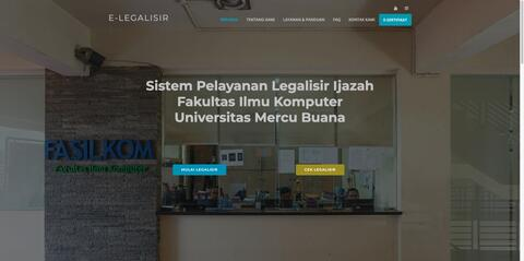 E-Legalisir Mercu Buana